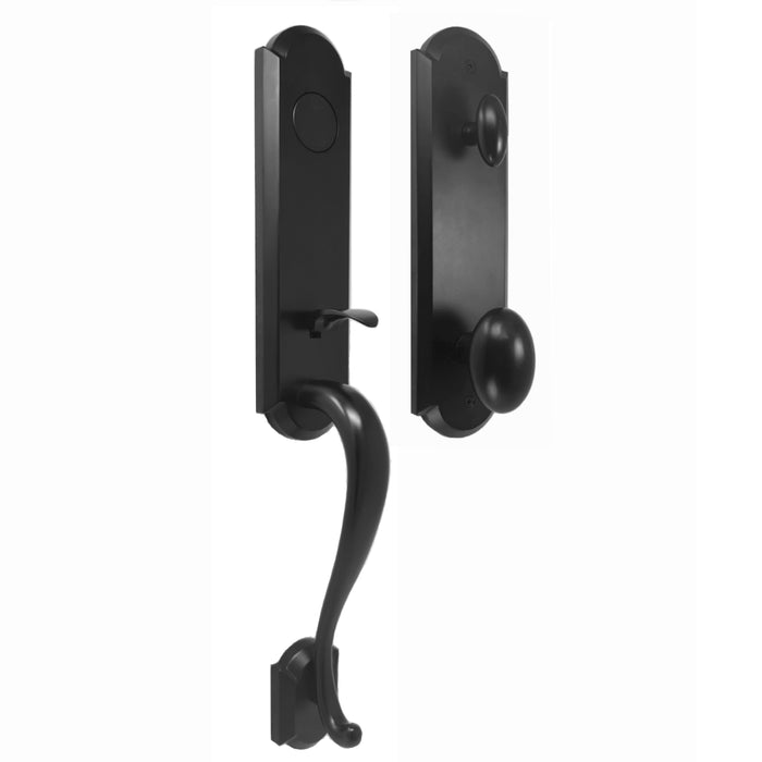 Mansion Handleset - Deadbolt Keyed One Side