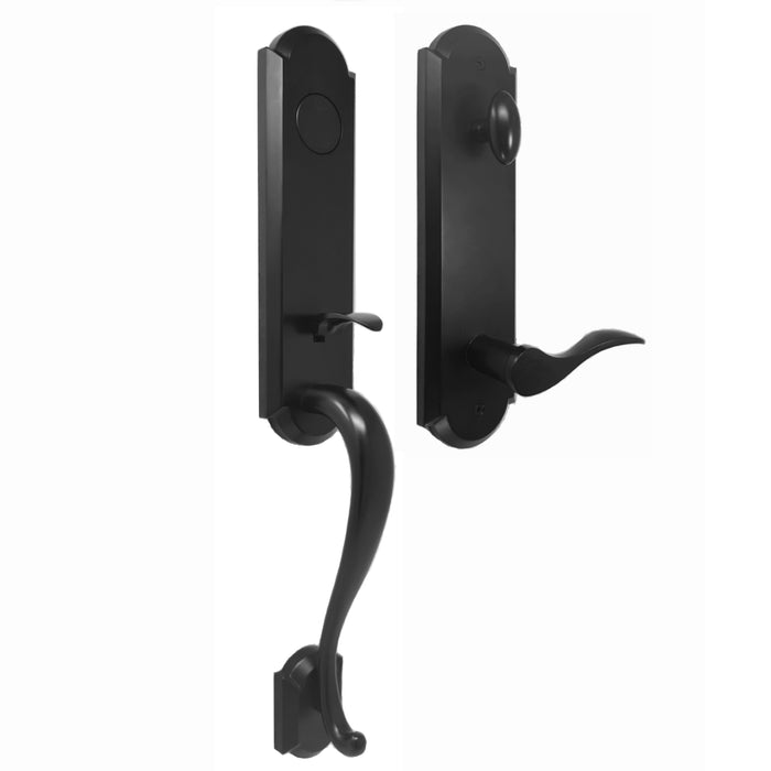 Mansion Handleset - Deadbolt Keyed One Side