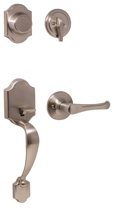 Parkside Handleset with Somerset Lever - Keyed One Side