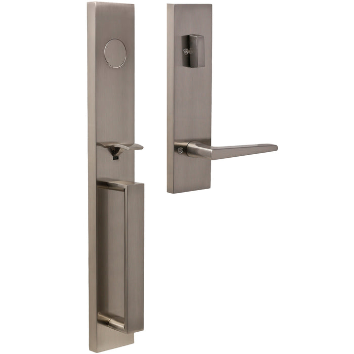 Xanthis Handleset with Philtower Lever - Deadbolt Keyed One Side