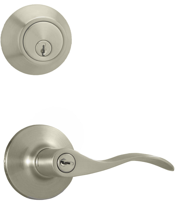New Haven Lever with Deadbolt Combo