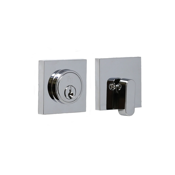 Weslock Square Single Cylinder Deadbolt - Keyed One Side