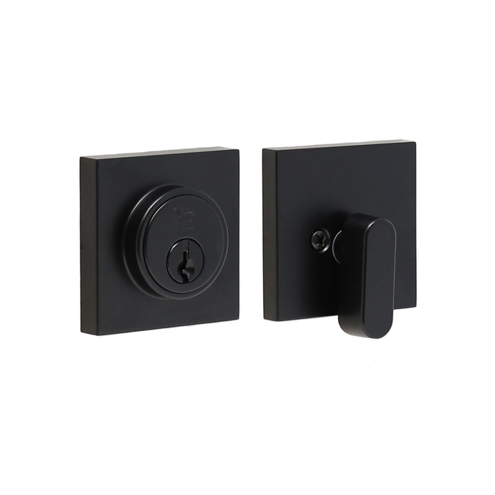 Weslock Square Single Cylinder Deadbolt - Keyed One Side