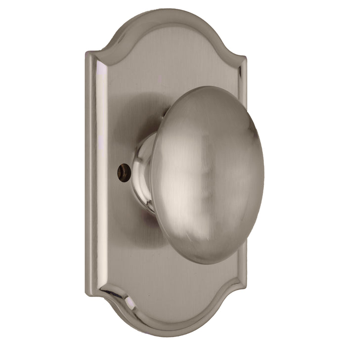 Weslock Julienne Bed/Bath Door Knob Set from the Elegance Collection,  Bright Chrome