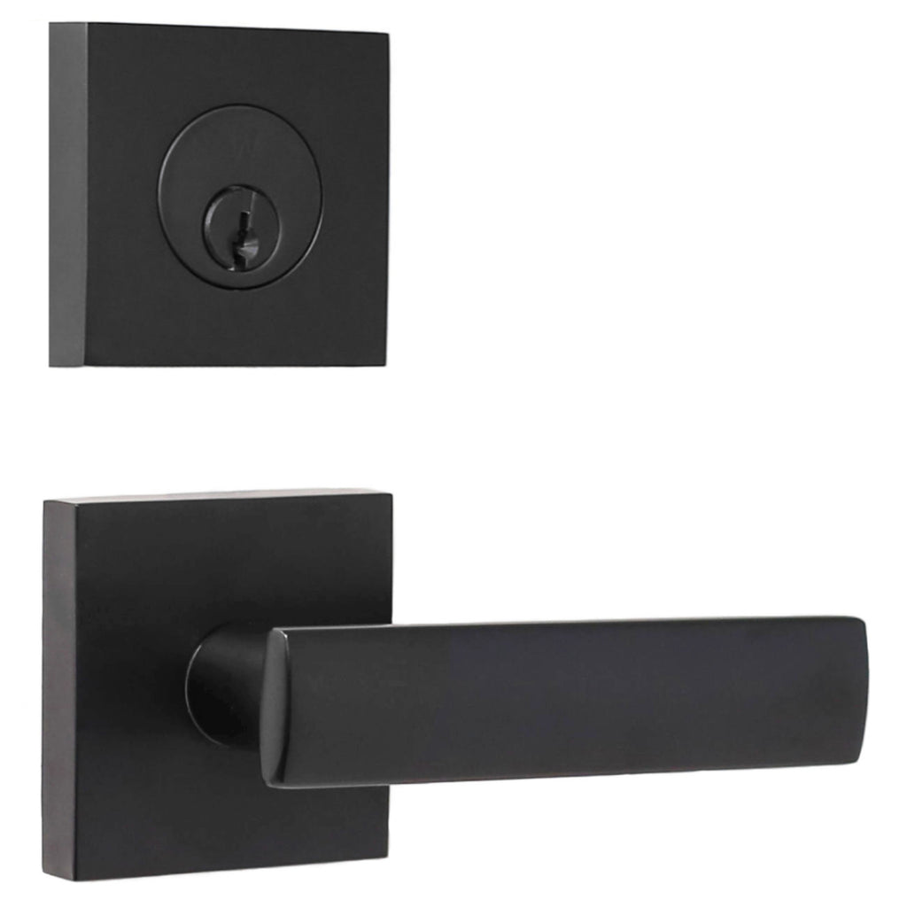 Deadbolt with Passage Utica Lever — weslock