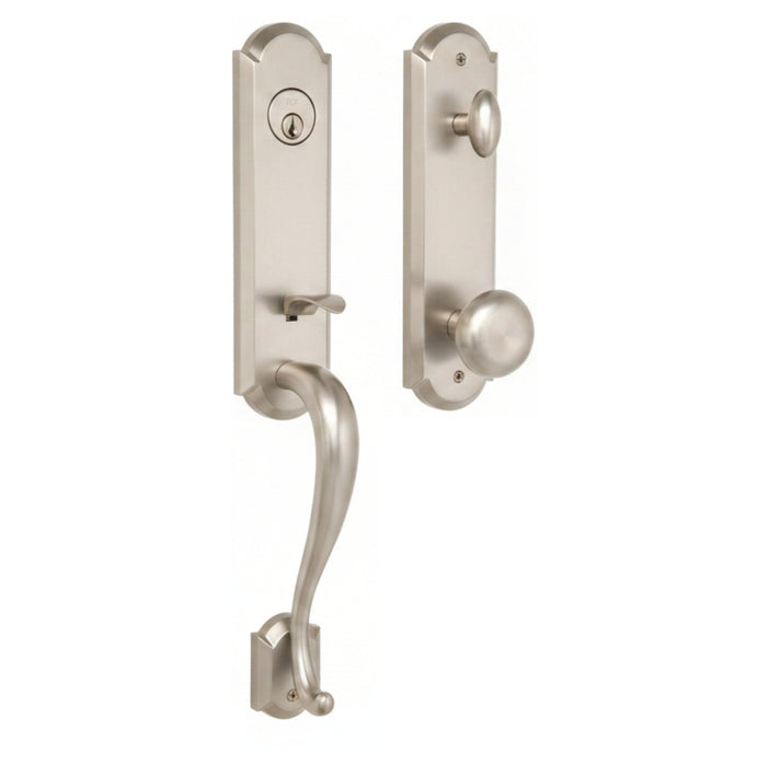Mansion Handleset - Deadbolt Keyed One Side