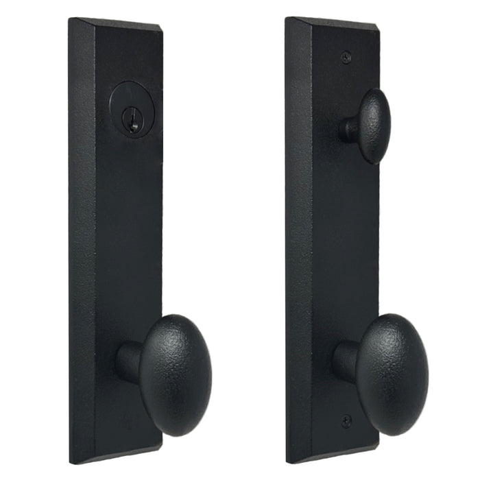 Braughton Entry Handle with Durham knob