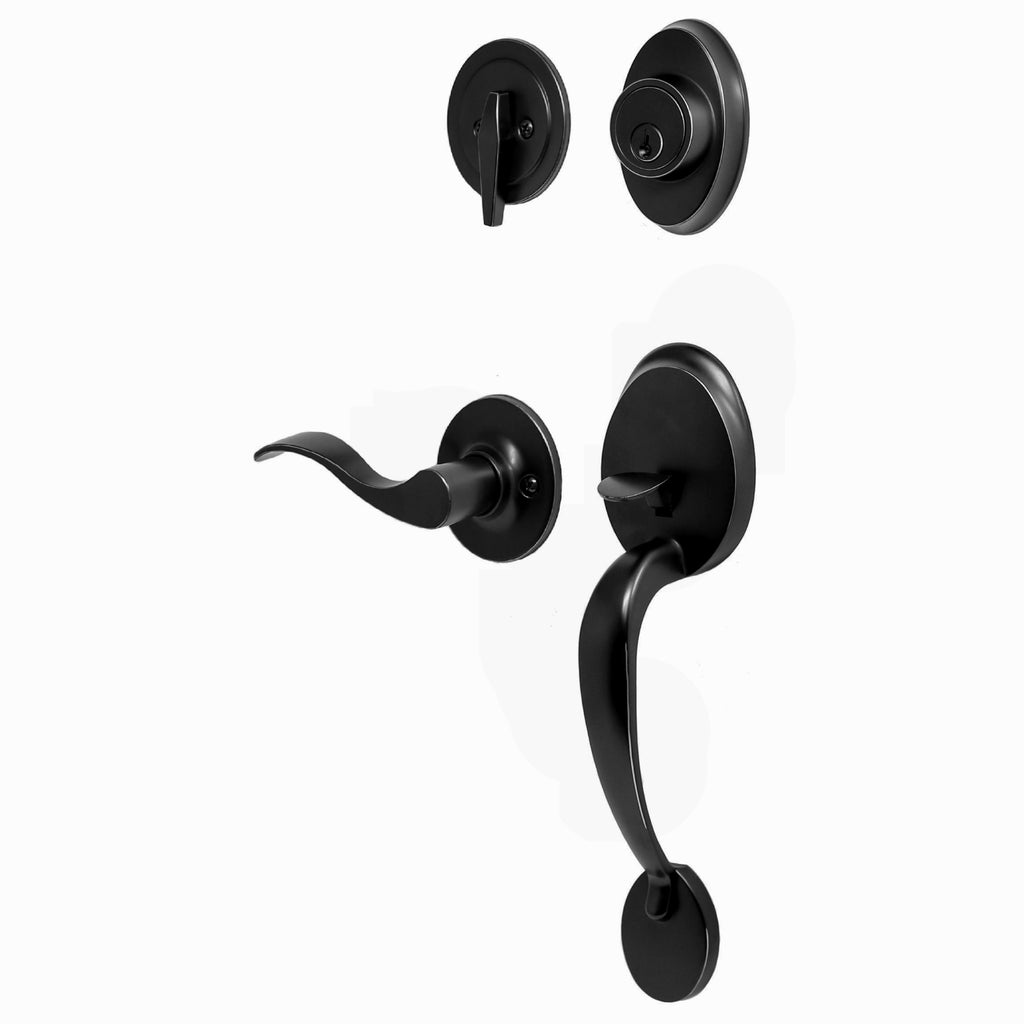 Hillcrest Handleset with New Haven Lever - Keyed One Side — weslock