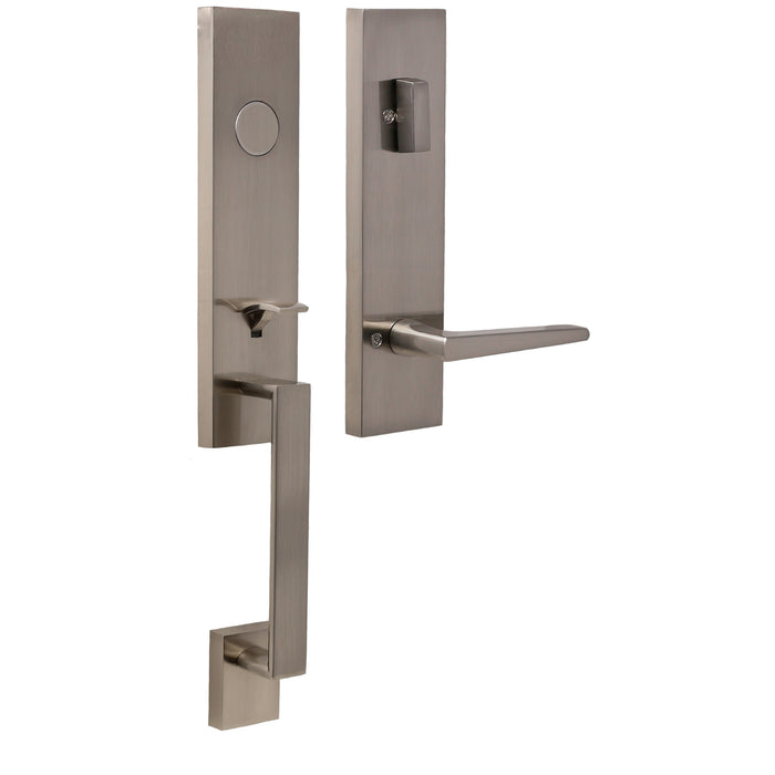 Leighton Handleset with Philtower Lever - Deadbolt Keyed One Side