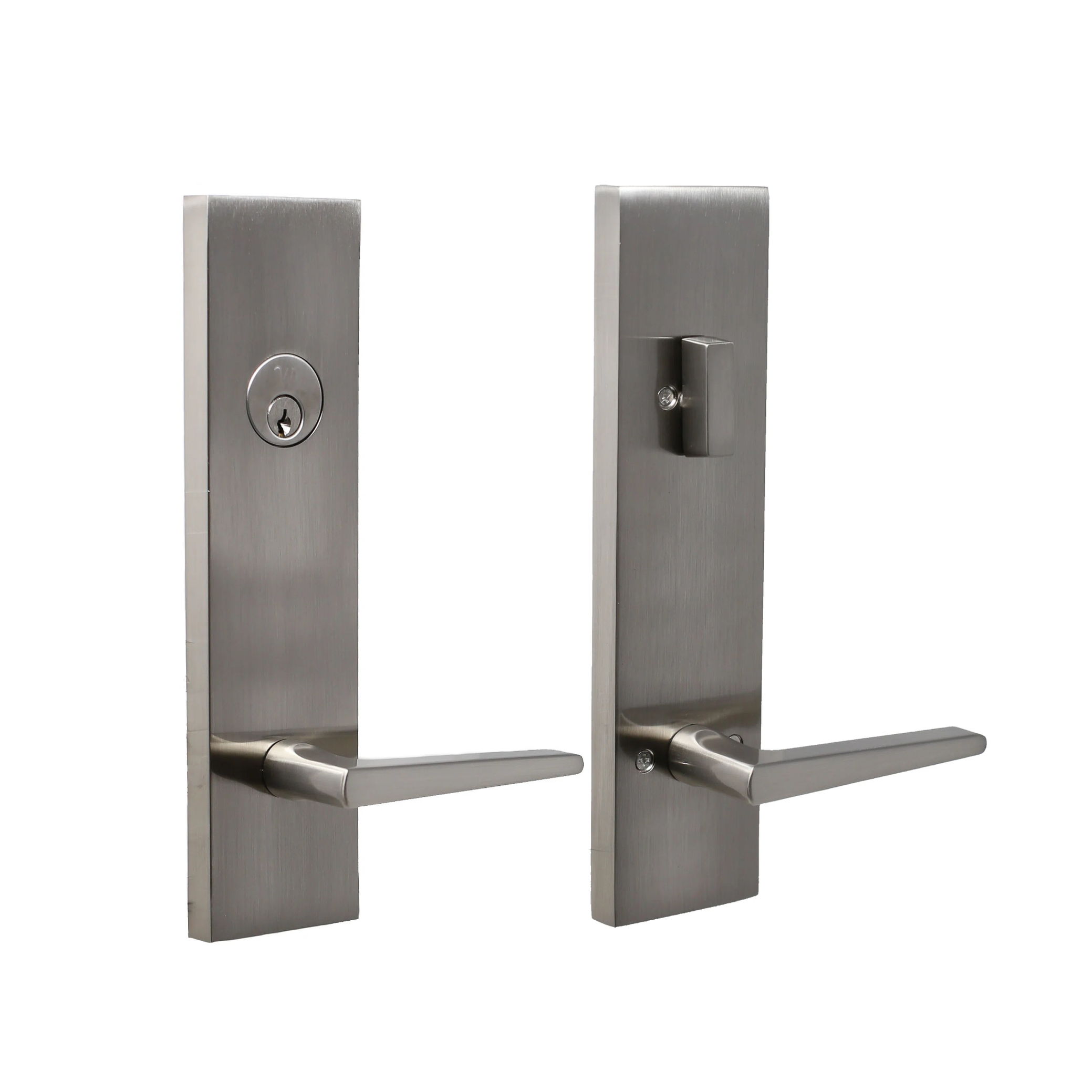 Addy Handleset with Philtower Lever Deadbolt Keyed One Side — weslock