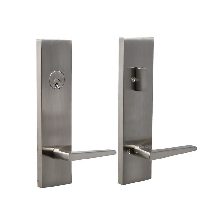 Addy Handleset with Philtower Lever - Deadbolt Keyed One Side